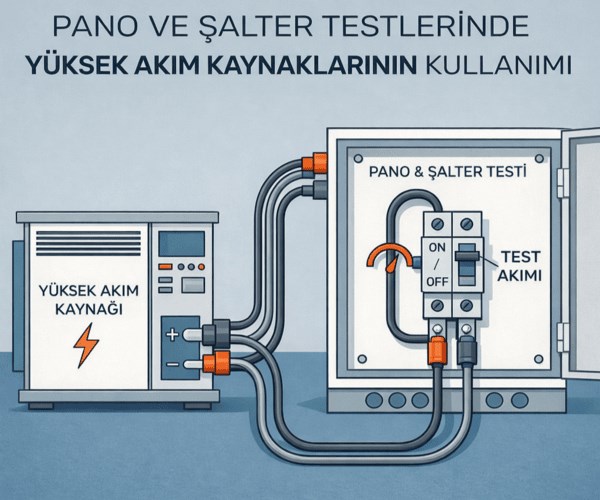 Pano ve Şalter Testlerinde Yüksek Akım Kaynaklarının Kullanımı